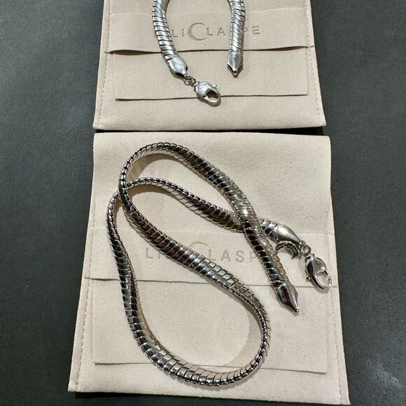 Large Raissa Chain by Lili Claspe/Silver 16” - Picture 6 of 7